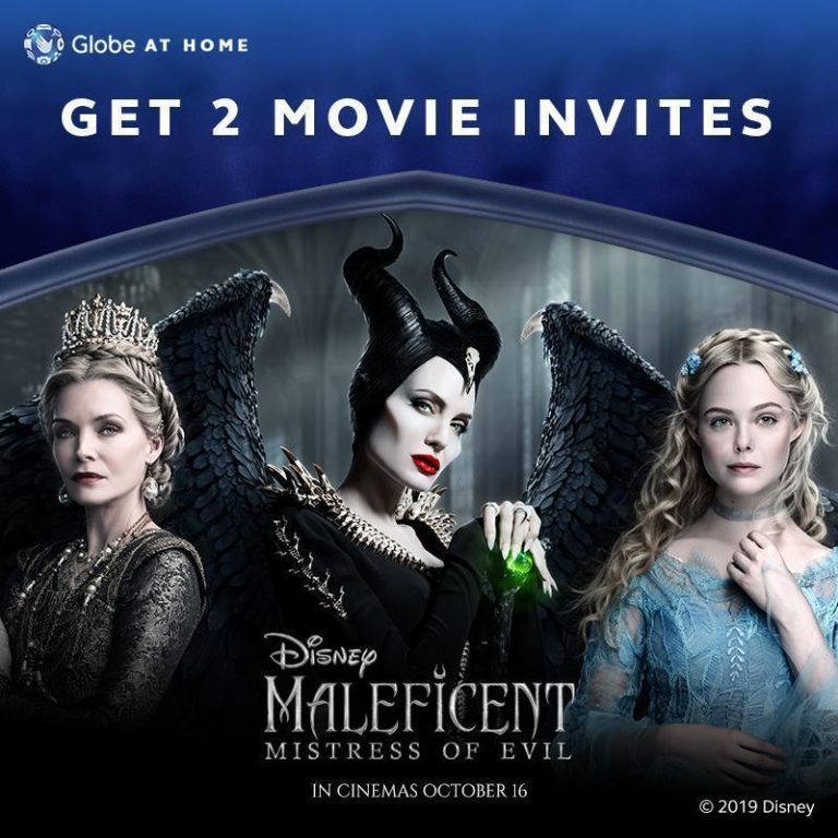 Score Movie Passes for the Family to Watch Disney’s  “Maleficent: Mistress of Evil” with Globe At Home Postpaid