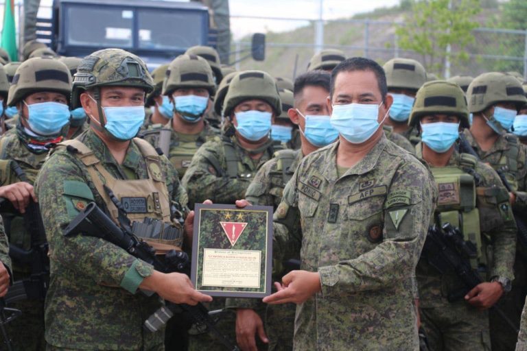 Army Battalion who neutralized Abu Dar returns to Bicol