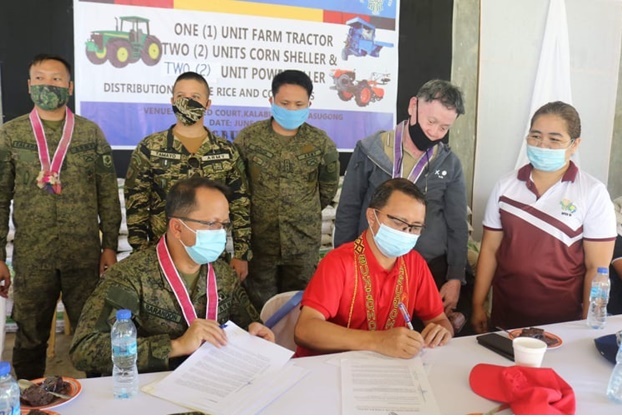 DA NorMin gives P7.47M farm equipment to 403rd Brigade in support to peace process