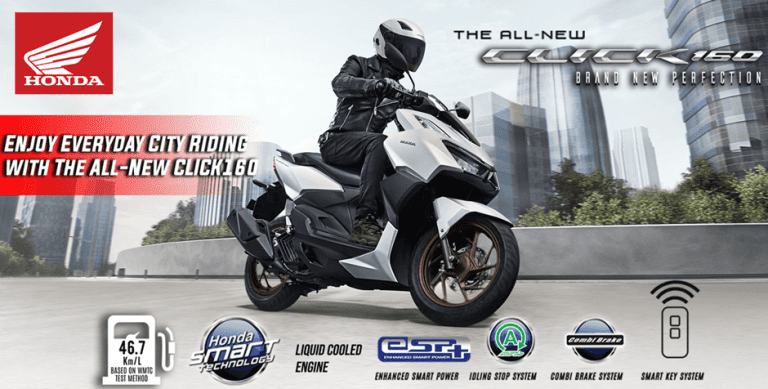 Enjoy Everyday City Riding with The All-New CLICK160
