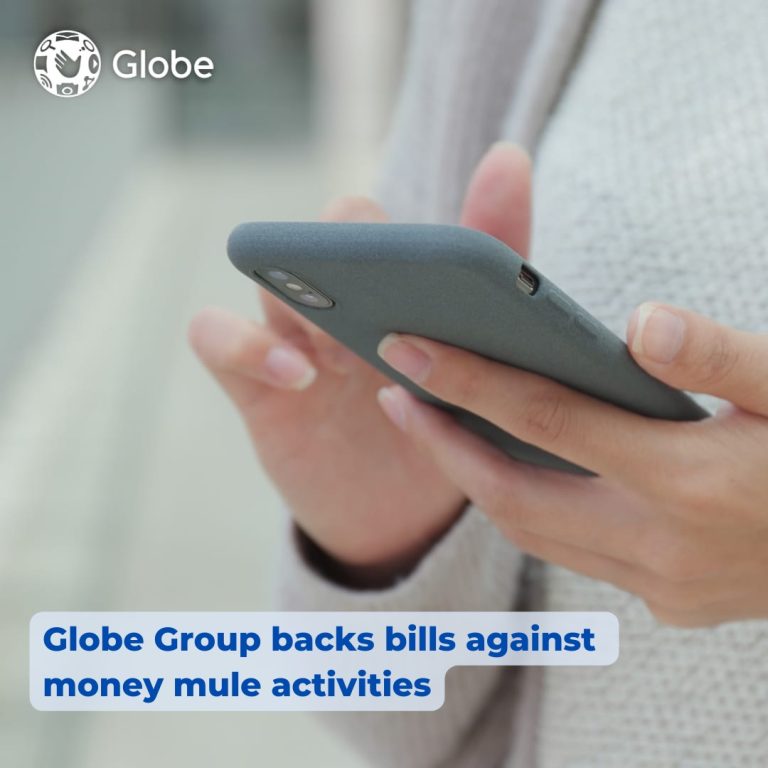 Globe Group backs bills against money mule activities